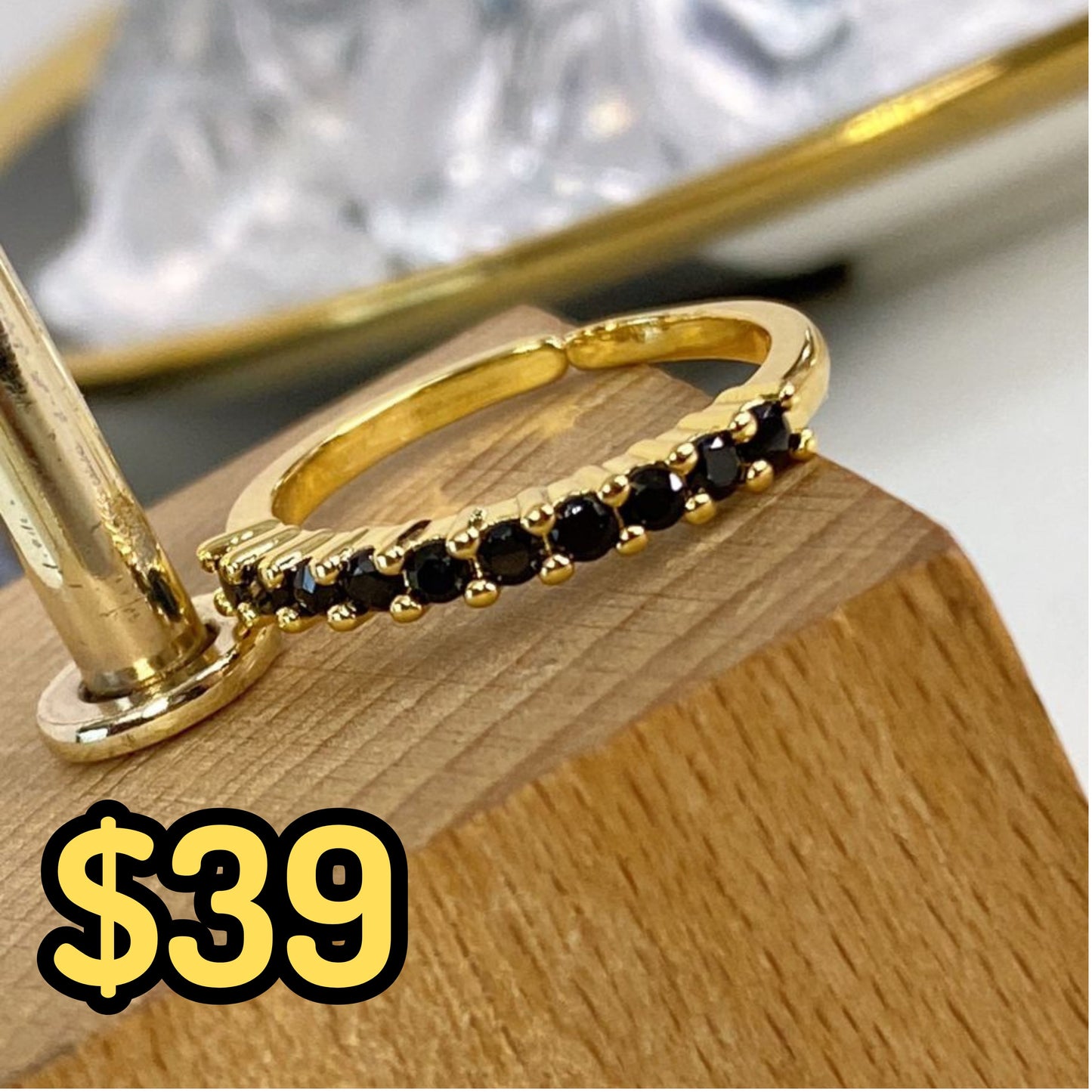 Anillo de Chapa de Oro Ajustable ACO1353-2