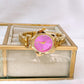 Reloj en Pulsera Italiana de Acero con Baño de Chapa de Oro RJ136-1