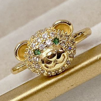 Anillo de Chapa de Oro Ajustable ACO1400-1