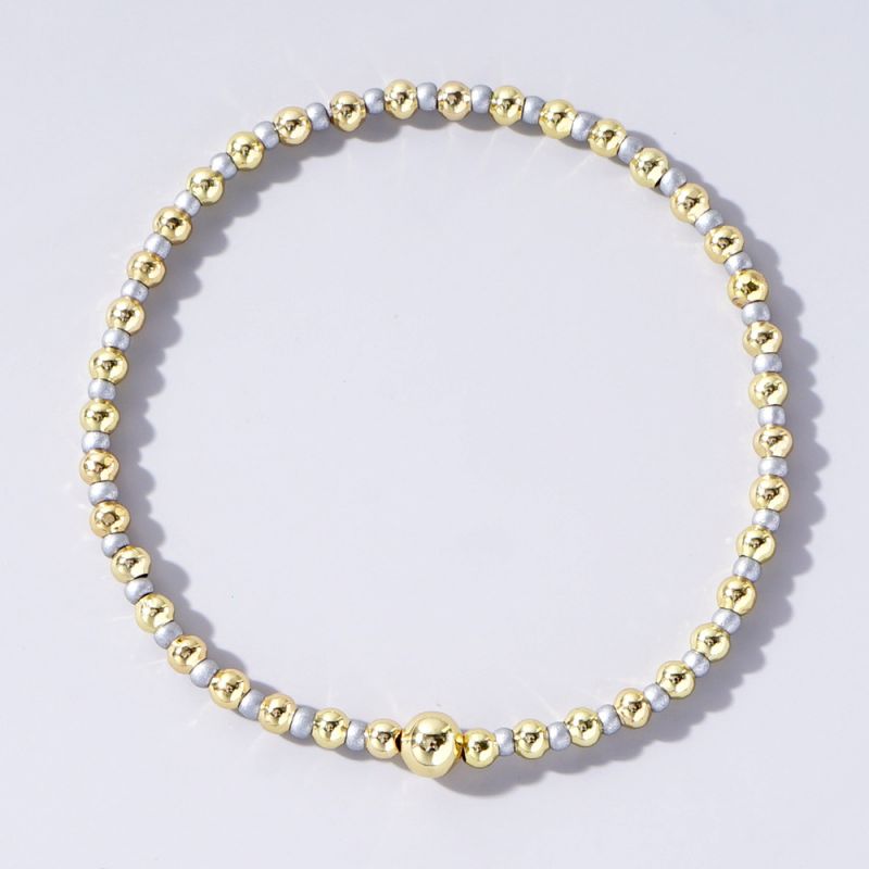 Pulsera de Chapa de Oro COP1402-7