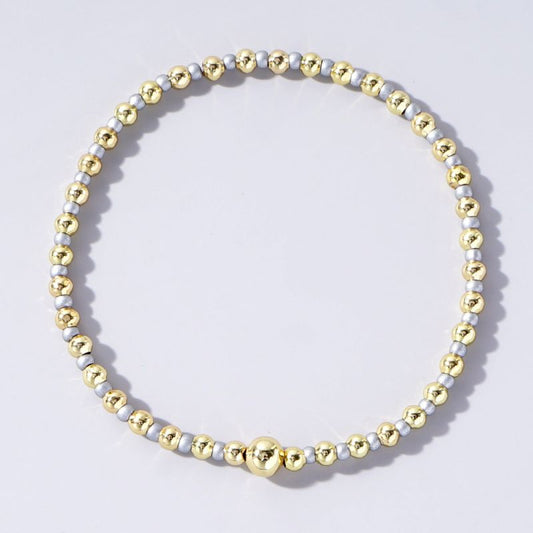 Pulsera de Chapa de Oro COP1402-7