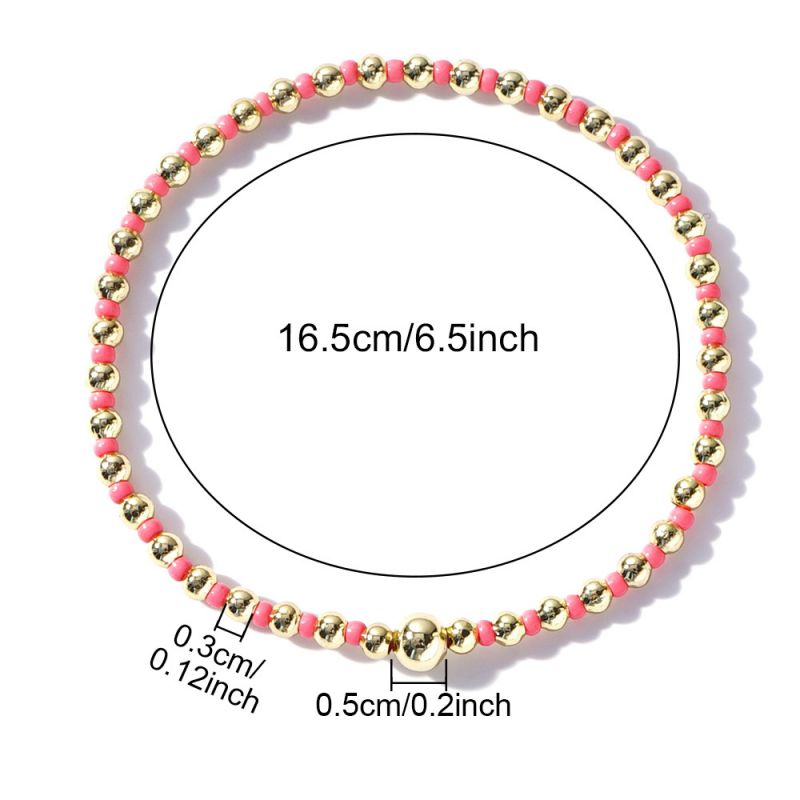 Pulsera de Chapa de Oro COP1402-7