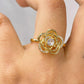 Anillo de Chapa de Oro Giratorio Ajustable ACO1410-1