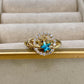 Anillo de Chapa de Oro Giratorio Ajustable ACO1413-1