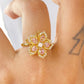 Anillo de Chapa de Oro Giratorio Ajustable ACO1417-1
