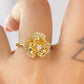 Anillo de Chapa de Oro Giratorio Ajustable ACO1419-1