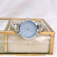 Reloj en Pulsera Italiana de Acero con Baño de Chapa de Oro RJ142-2