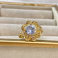 Anillo de Chapa de Oro Giratorio Ajustable ACO1421-1