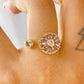 Anillo de Chapa de Oro Giratorio Ajustable ACO1423-1