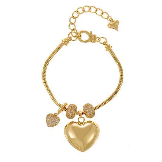 Pulsera de Chapa de Oro COP1425-1