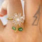 Anillo de Chapa de Oro Giratorio Ajustable ACO1428-1