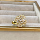 Anillo de Chapa de Oro Giratorio Ajustable ACO1430-1