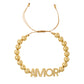 Pulsera de Chapa de Oro COP1431-1