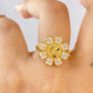 Anillo de Chapa de Oro Giratorio Ajustable ACO1431-1