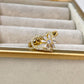 Anillo de Chapa de Oro Giratorio Ajustable ACO1433-1