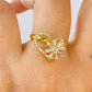 Anillo de Chapa de Oro Giratorio Ajustable ACO1433-1