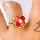 Anillo de Chapa de Oro Giratorio Ajustable ACO1434-1