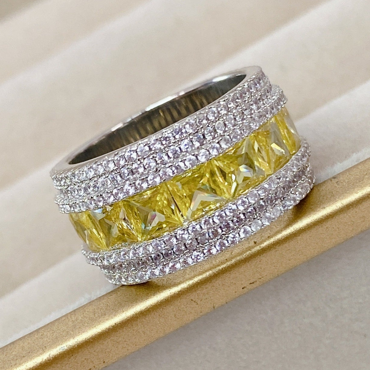 Anillo Chapa de Oro TALLA #7 ACO1454-7