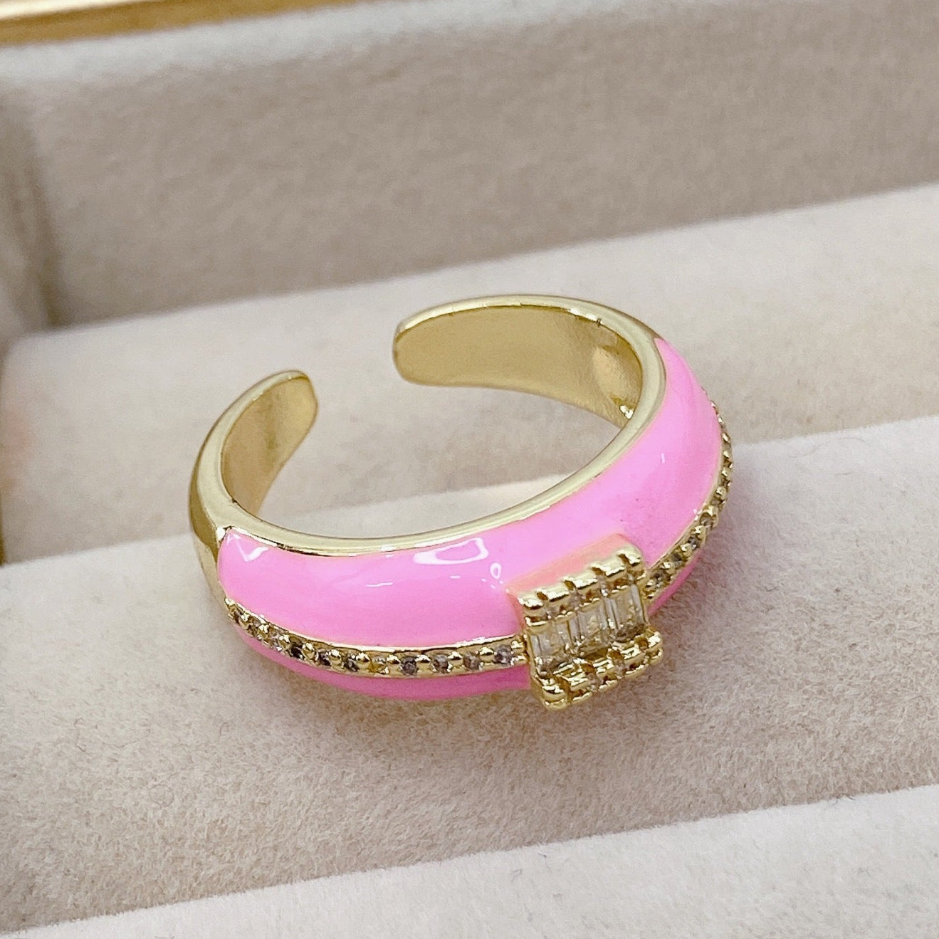 Anillo de Chapa de Oro Ajustable ACO1484-1