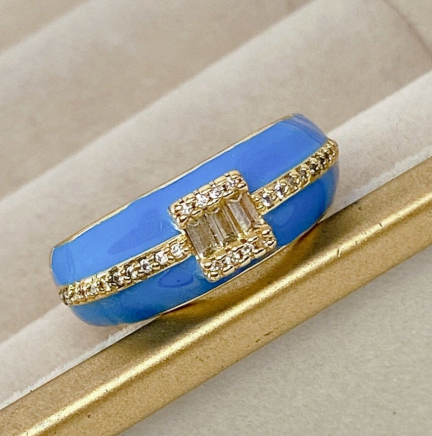 Anillo de Chapa de Oro Ajustable ACO1484-2