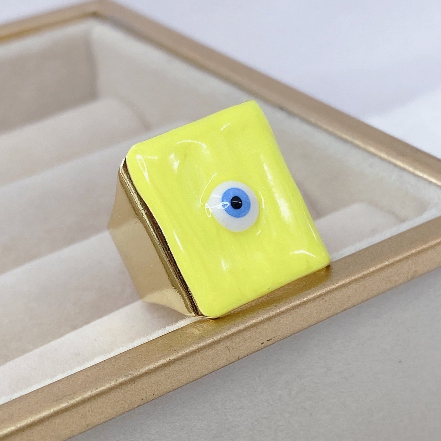 Anillo Chapa de Oro Ajustable ACO1487-1