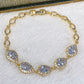 Pulsera de Chapa de Oro COP1493-4