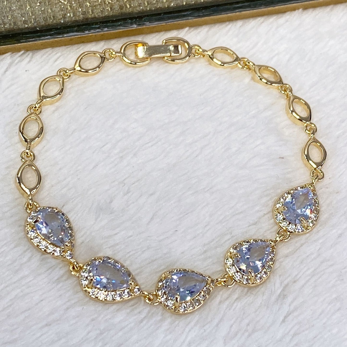 Pulsera de Chapa de Oro COP1493-4