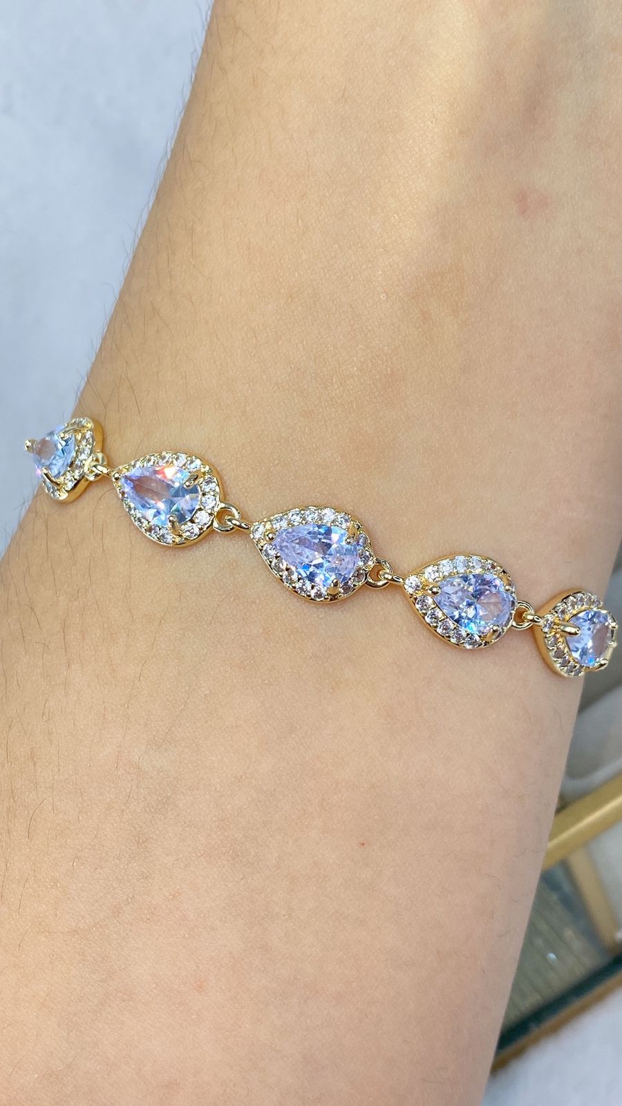 Pulsera de Chapa de Oro COP1493-4