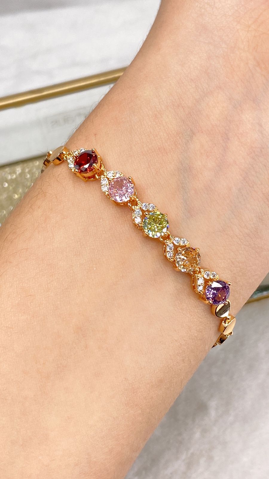 Pulsera de Chapa de Oro COP1595-1