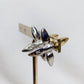 Arete de Chapa de Oro COA1650-1