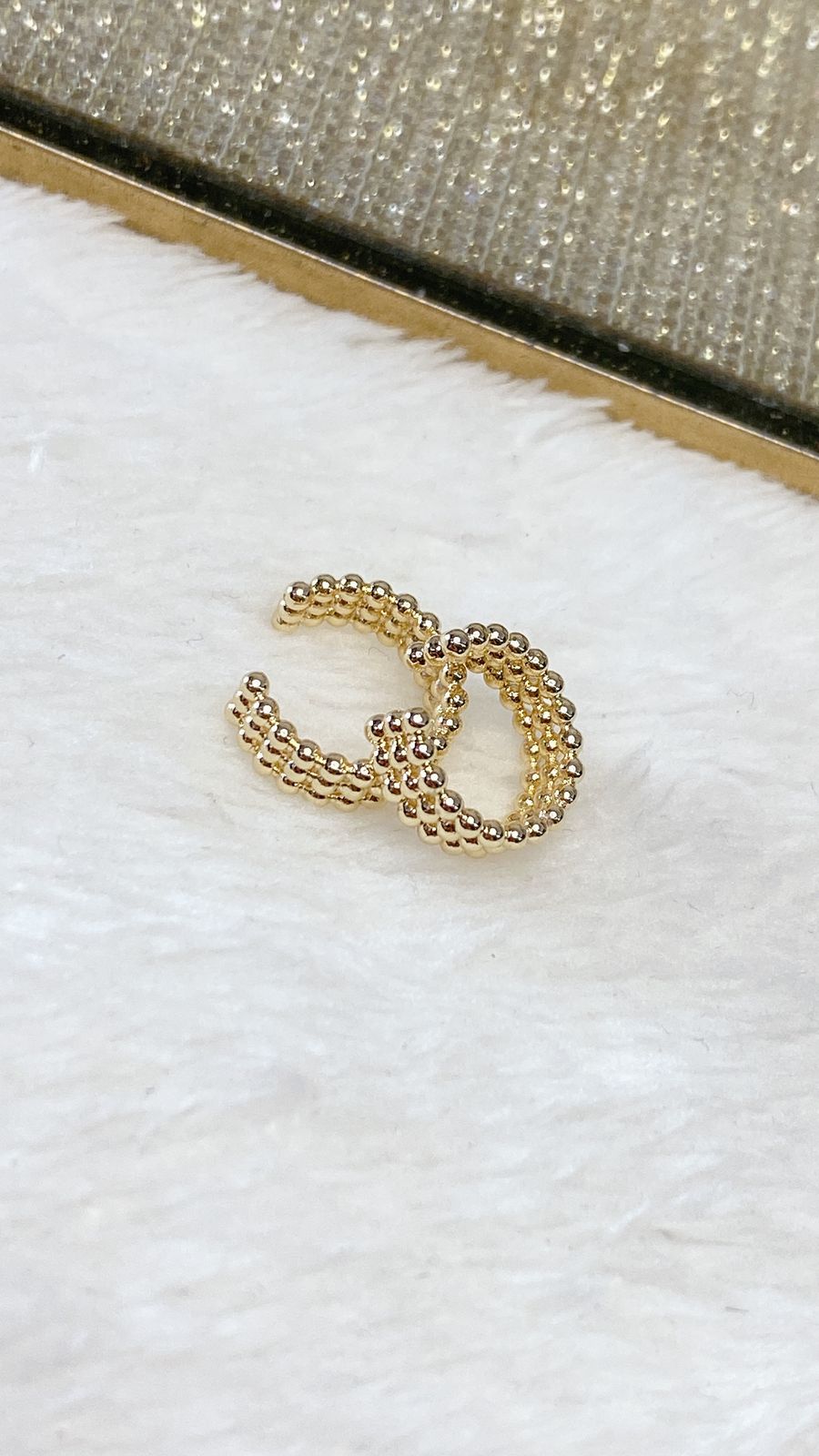 Ear Cuff de Chapa de Oro COA1692-1