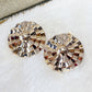 Arete de Chapa de Oro COA1779-1