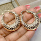 Arete de Chapa de Oro COA1729-1