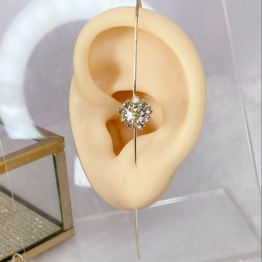 Arete Chapa de Oro COA1744-1 (PAR)