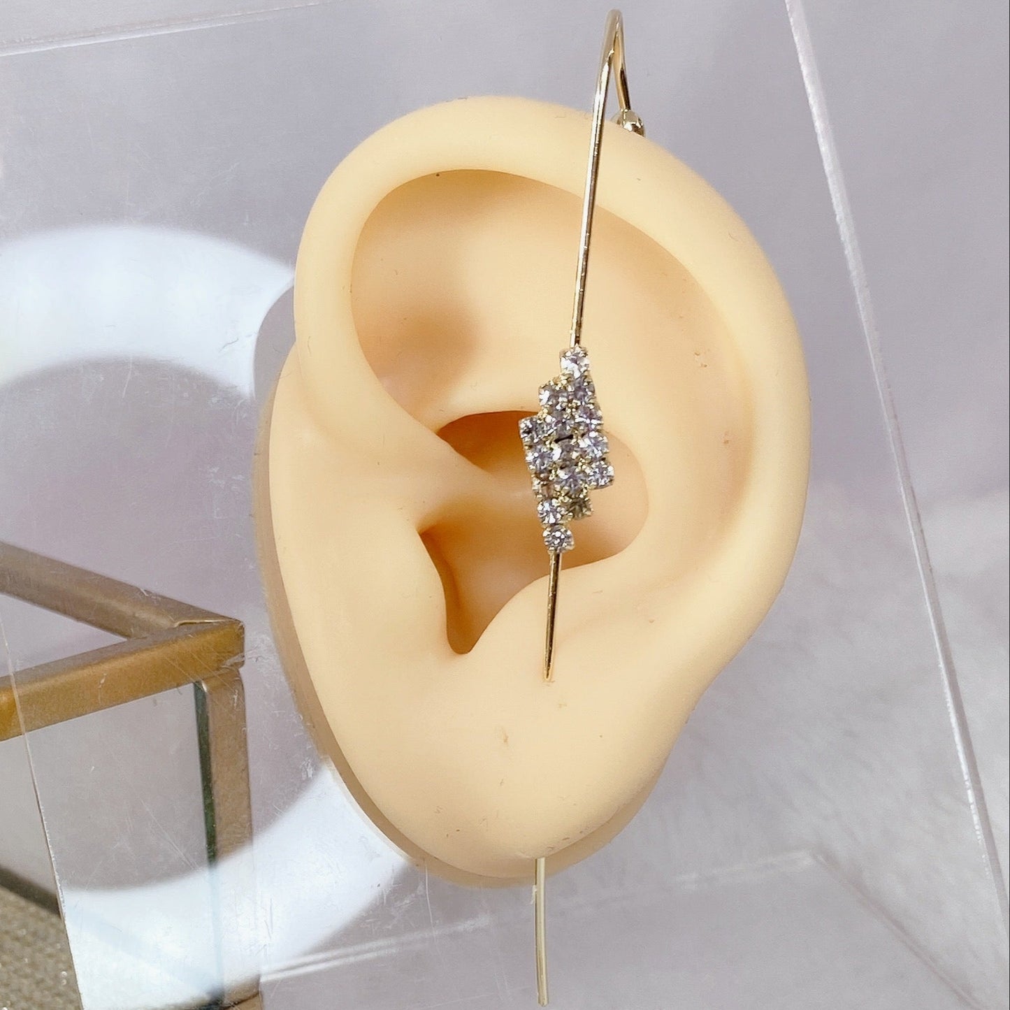 Arete Chapa de Oro COA1750-1 (PAR)