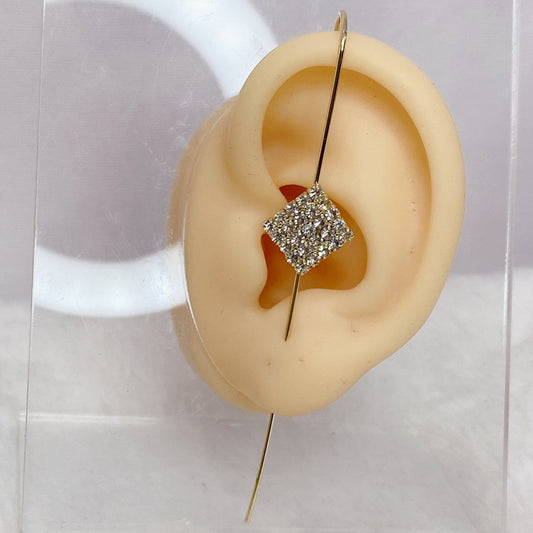 Arete Chapa de Oro COA1751-1 (PAR)