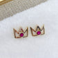 Arete de Chapa de Oro COA1754-4