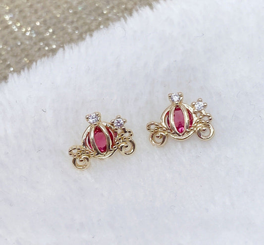 Arete de Chapa de Oro COA1756-3