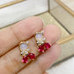 Arete Chapa de Oro COA1758-1