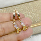 Arete Chapa de Oro COA1267-1