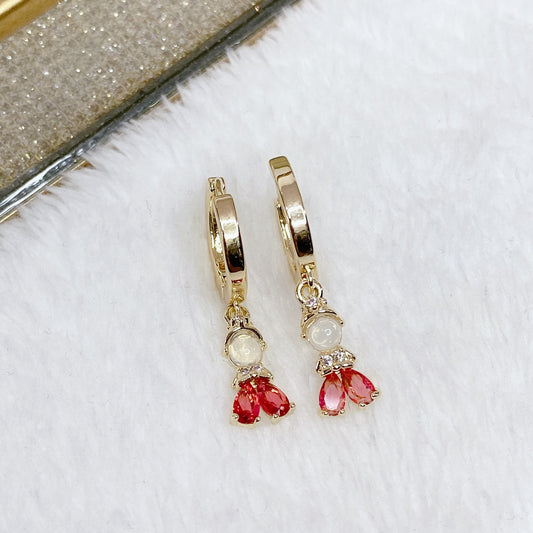 Arete Chapa de Oro COA1764-2