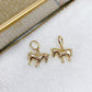Aretes Chapa de Oro COA1767-1