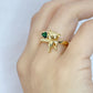 Anillo de Chapa de Oro Ajustable ACO571-2