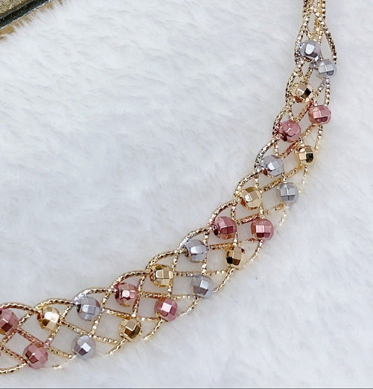 Collar de Chapa de Oro CC1886-2