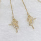 Arete de Chapa de Oro COA1935-3