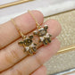 Arete de Chapa de Oro COA1935-4
