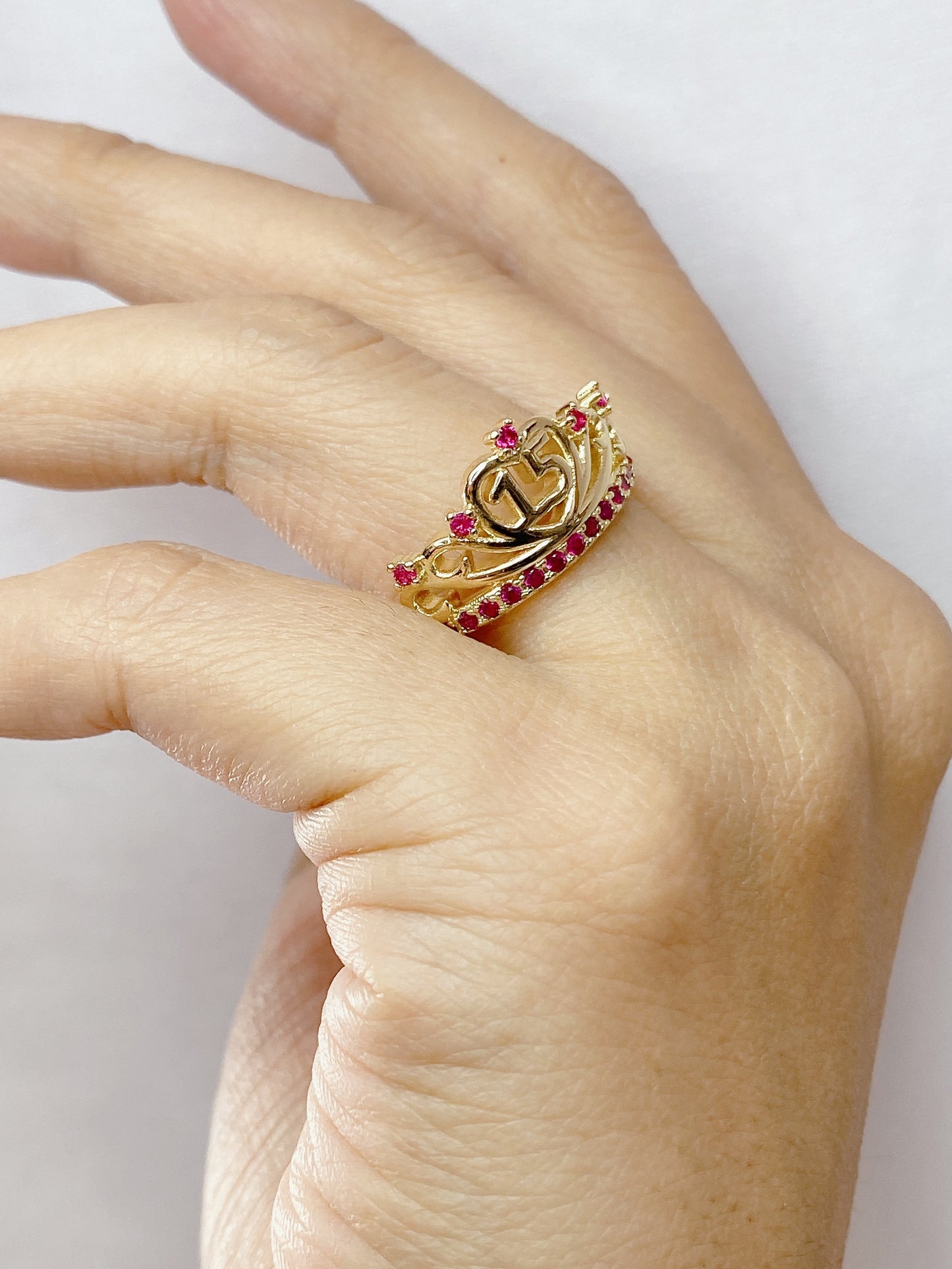Anillo Chapa de Oro Ajustable ACO303-2