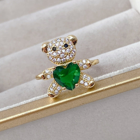 Anillo Chapa de Oro Ajustable ACO1112-2