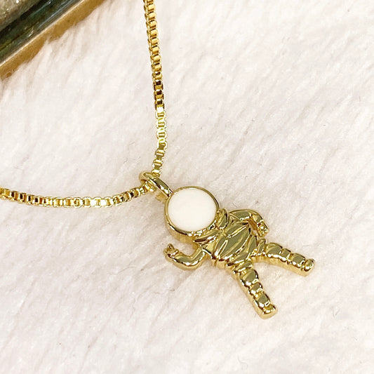 Collar de Chapa de Oro CC2048-1
