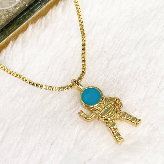 Collar de Chapa de Oro CC2048-2